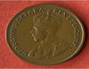 Canada 1925 1 Cent Small Penny Coin - Rare Date Clé Petit Cent - Roi George VI Faible Monnaie Haute Qualité