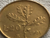 1981 Italy 20lire VF