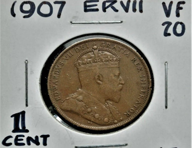 1907 Neufundland Ein-Cent-Hochwertig