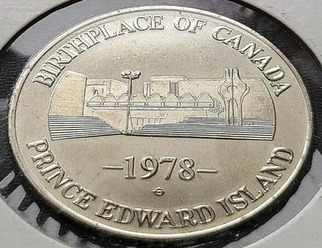 1978 Charlottetown PEI 1 Trade Dollar - Lieu de naissance du Canada