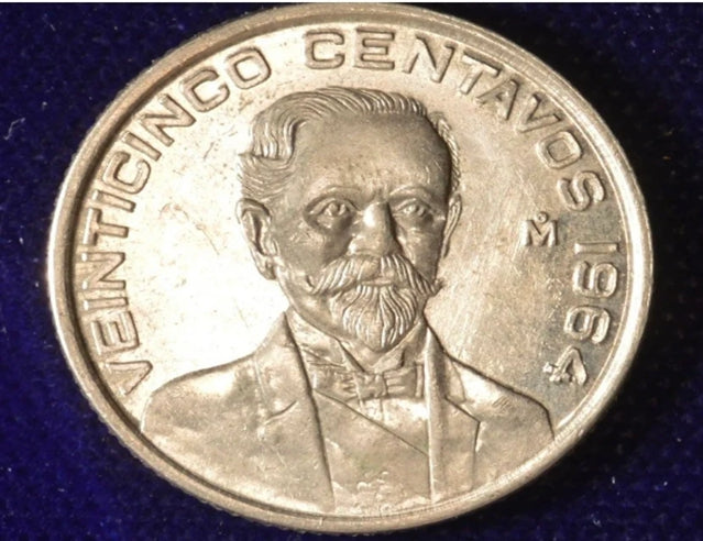 Mexico - 25 CENTAVOS 1964 - UNCIRCULATED