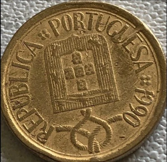 1990 Portugal 10 Escudo VF