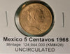 Mexico - 5 Centavos 1966 - UNCIRCULATED