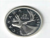 Canada 1960 25 Cent Silver Quarter Coin Circulated very good condition