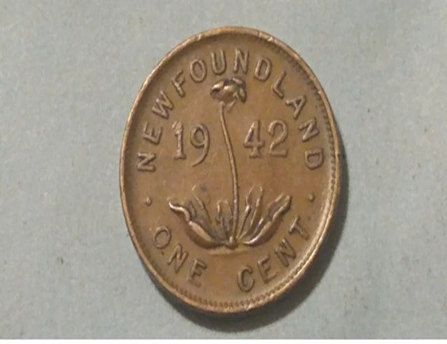 1942 Newfoundland 1 cent VF