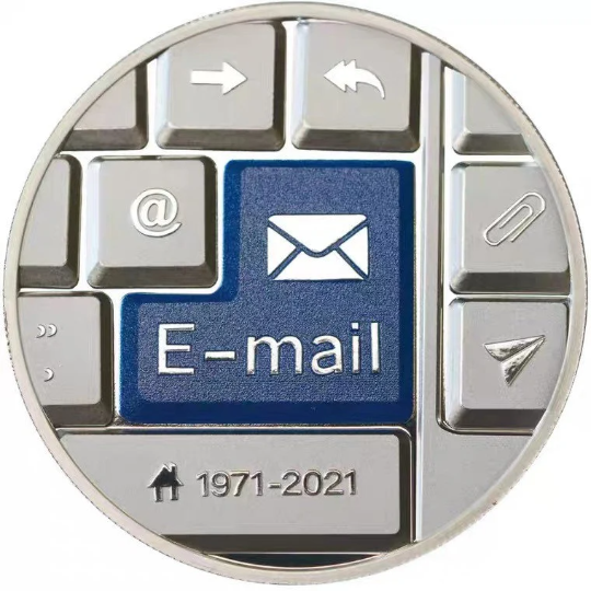 Niue 2021 email 50th anniversary coin queen in commemorative coin box