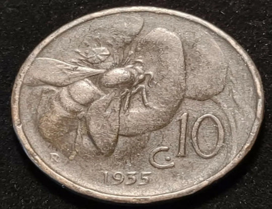 1935 Colombie 10 Centavo Belle pièce