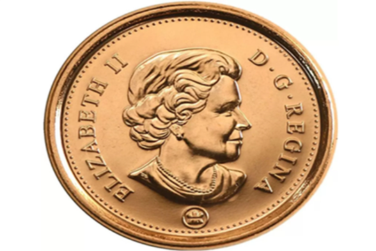 2012 1 Cent Canadian Penny Non Magnétique BU