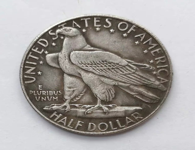 1935 Connecticut Half Dollar Gedenkmedaillon 50-Cent-Münze magische Münze antike Technologie