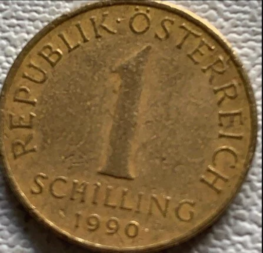 1986-1990 Austria 1 schilling VF