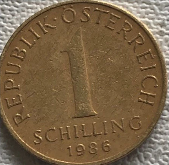 1986-1990 Österreich 1 Schilling VF