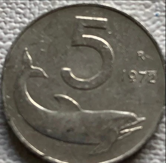 1972 Italie 5 lire TTB