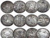 Glücksmünze – 12 Sternbilder, Kupfer-Nickel, Bastel-Geschenkmünze, versilbert. Schöne Münze