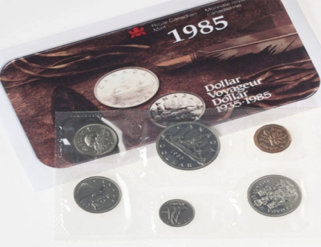 Ensemble canadien de type épreuve numismatique de 1985