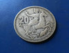 1960 Griechenland 20 Drachmai Silbermünze