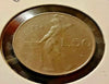 Italy 1956 50 lire coin