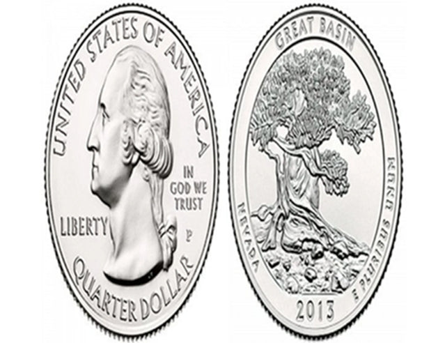 2013 Amérique The Beautiful Quarters VF