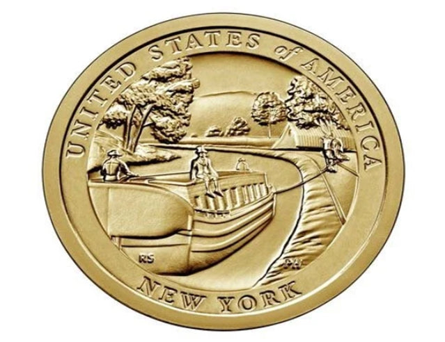 2021 American Innovation 1 Dollar Coin honoring innovation in New York BU