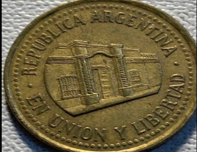 1992-2009 Argentine 50 centavos TTB