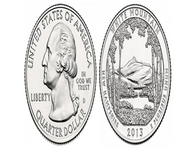 2013 Amérique The Beautiful Quarters VF