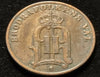 1880 Sweden 1 Ore Old Coin