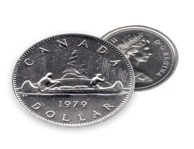 Pièce de circulation du dollar canadien en nickel de 1979 VF