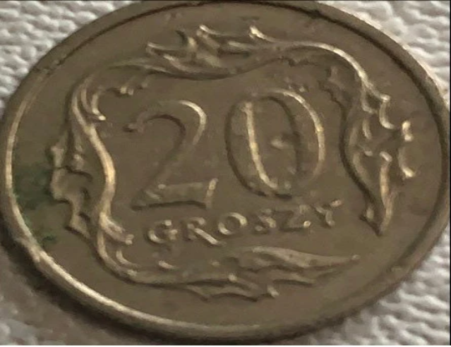 1992 Pologne 20 groszy VF