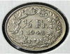 1942 B Schweiz Silber 1/2 Franc High Grade