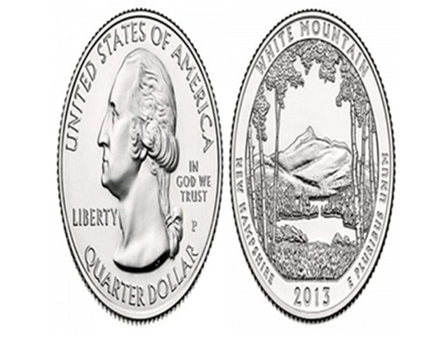 2013 Amérique The Beautiful Quarters VF