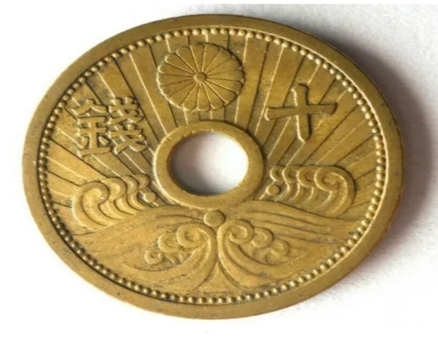 1939 JAPAN 10 SEN – AU – Ausgezeichnete Vintage-Münze