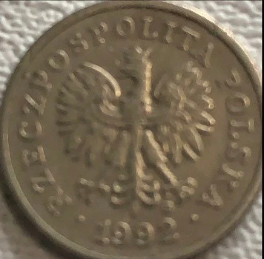 1992 Poland 20 groszy VF