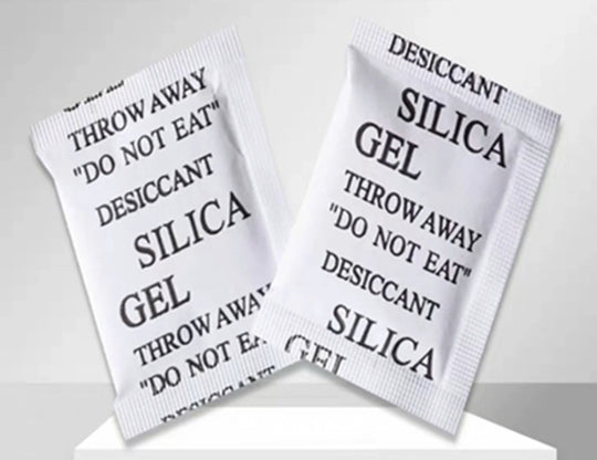 50 Packs of 5 Gram Silica Gel Desiccant Paper Packets Dehumidifier