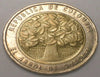 1994 Colombie Colombien 500 Pesos Guacari Arbre Bimétallique Pièce XF