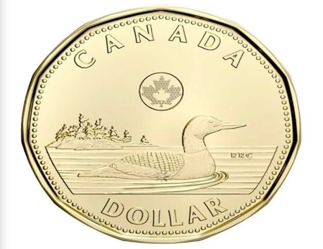 2022 Kanada Ein-Dollar-Loonie-Münze von First Strike Special Wrap