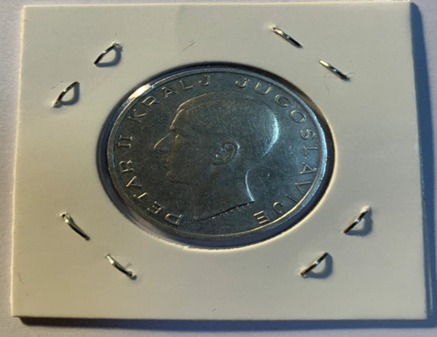 1938 Yougoslavie vingt 20 dinars pièce d'argent du monde de haute qualité