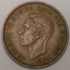 1942 Großbritannien Großbritannien Britische halbe 1/2 Penny Kriegsschiffmünze VF