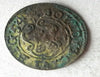 1654 Poland (riga) soldius - high quality off center silver coin