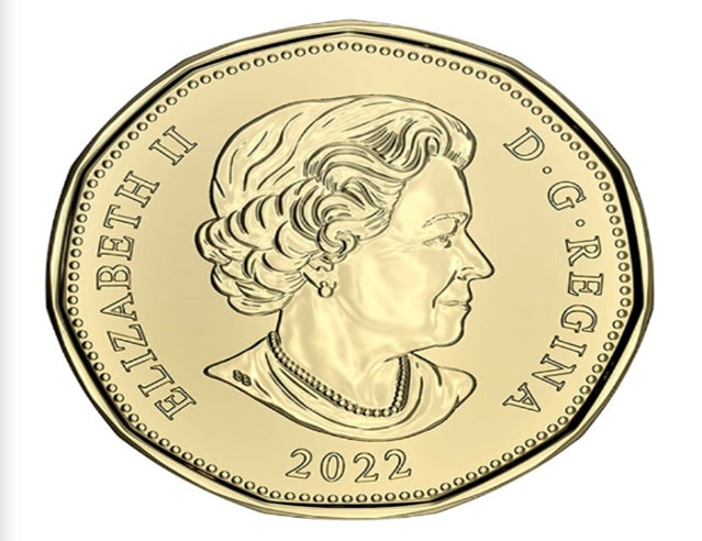 2022 Kanada Ein-Dollar-Loonie-Münze von First Strike Special Wrap