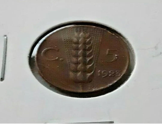 Italy 1923 5 centisimi coin