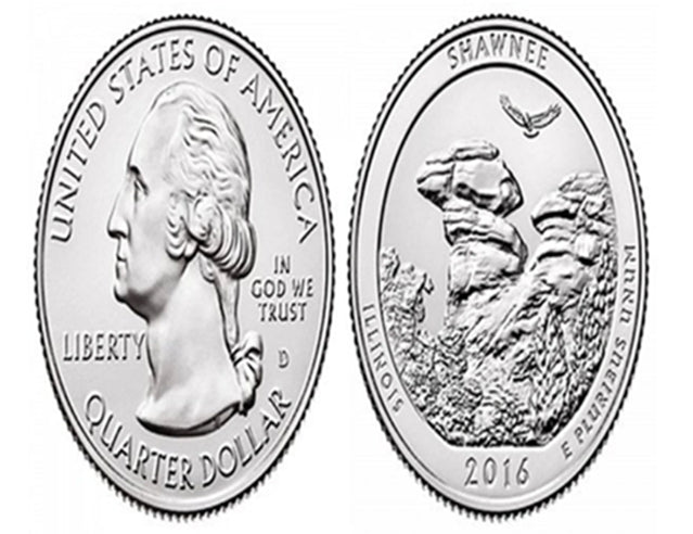 2016 America The Beautiful Quarters VF