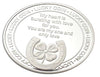 Lucky Coin - Love you -Craft Gift Coin Capsule Silver plated