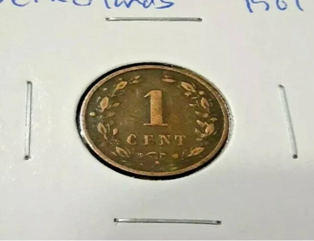 Pays-Bas 1901 Pièce de 1 cent TTB