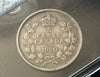 1920 Petite pièce canadienne de cinq cents en argent de haute qualité