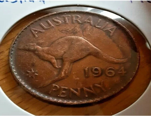 1964 Australian one Penny VF