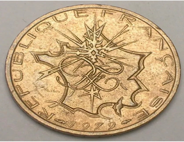 1979 Frankreich Französische 10 Francs Kartenmünze XF