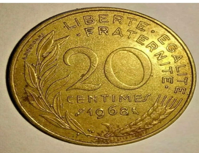 1968 FRANKREICH 20 CENTIMES SS