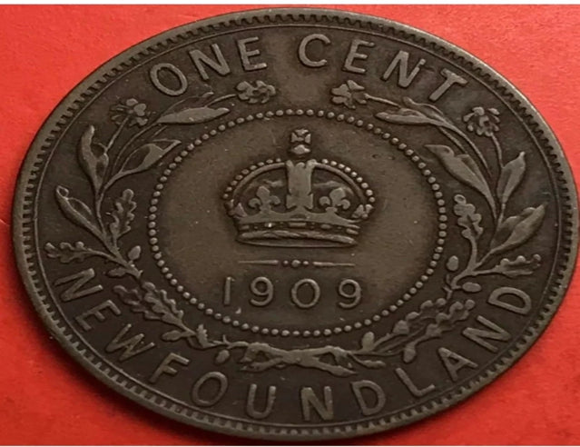 1909 Newfoundland 1 Cent - VF