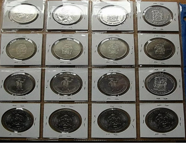 16x Nova Scotia tokens,metals,exonumia coins mixed and same years