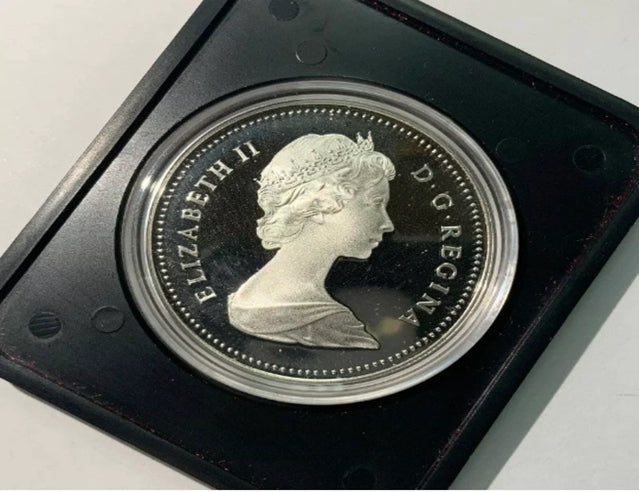 1983 CANADA 1 Dollar en argent commémoratif des Jeux mondiaux universitaires d'Edmonton