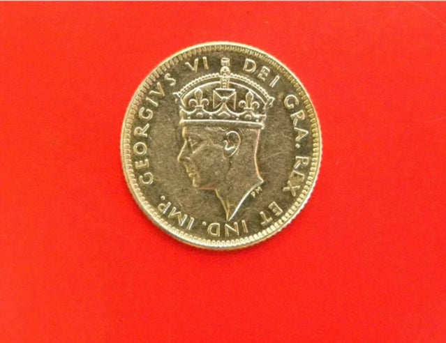 Neufundland 1945 C Silber 10 Cent, sehr schön